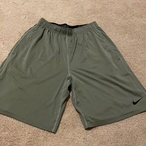 Grey nike athletic shorts